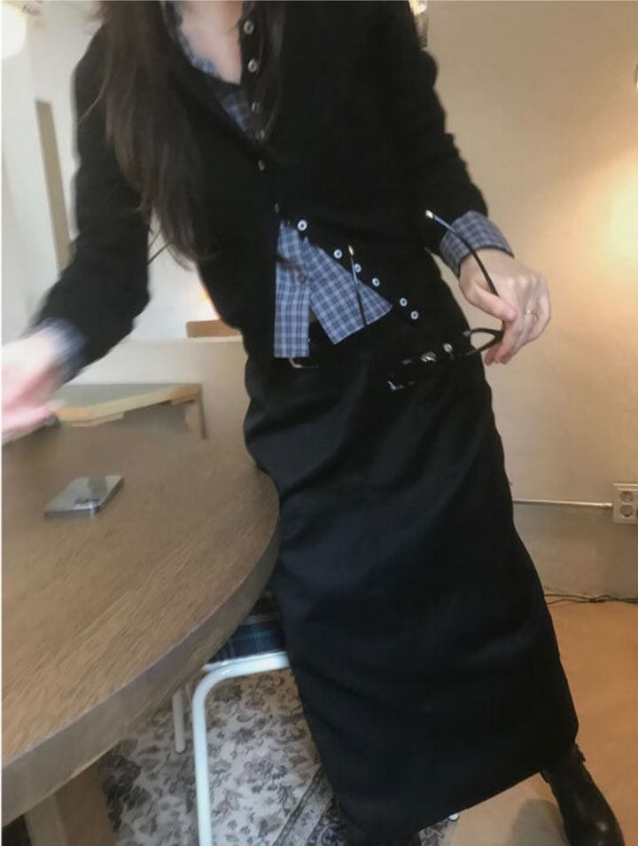 LIVE FOREVER東大門㊣直郵女士新款人氣職業推薦真品熱賣長裙LIVE FOR_EVER長裙