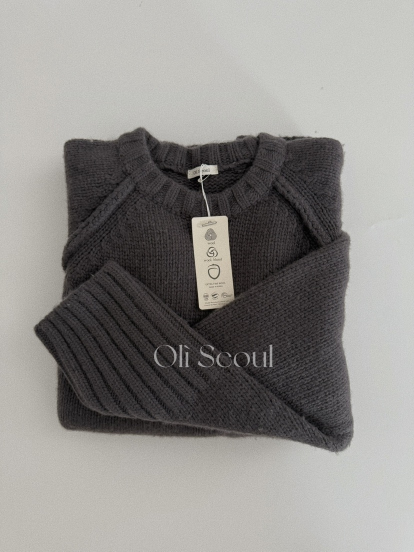 OLI SEOUL韓國直郵㊣女裝新品25秋冬真品熱賣推薦時尚針織衫OLI SEOUL針織衫