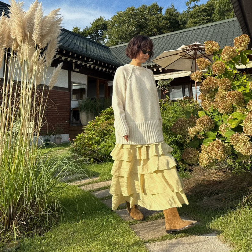 OLI SEOUL韓國直郵㊣女裝新品25秋冬真品熱賣推薦時尚針織衫OLI SEOUL針織衫