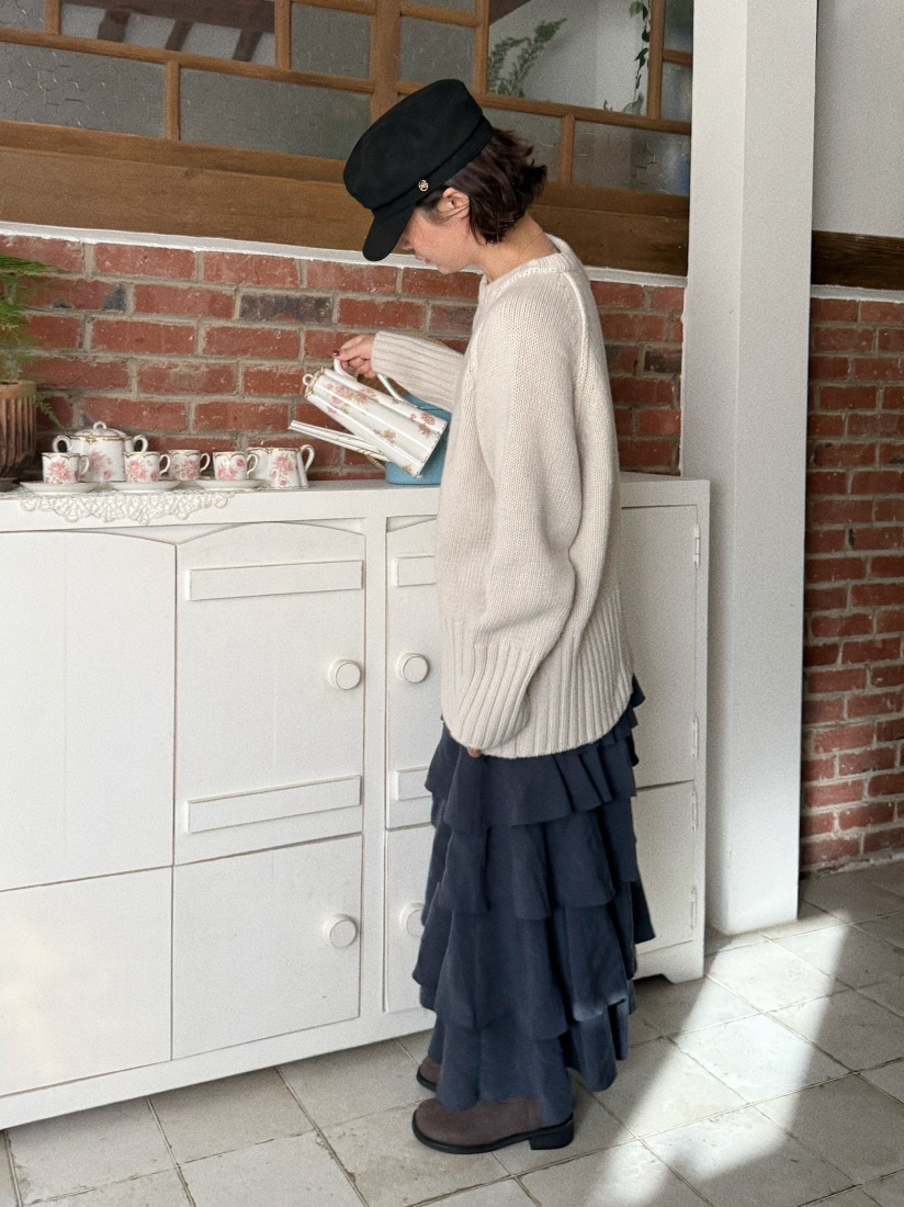 OLI SEOUL韓國直郵㊣女裝新品25秋冬真品熱賣推薦時尚針織衫OLI SEOUL針織衫