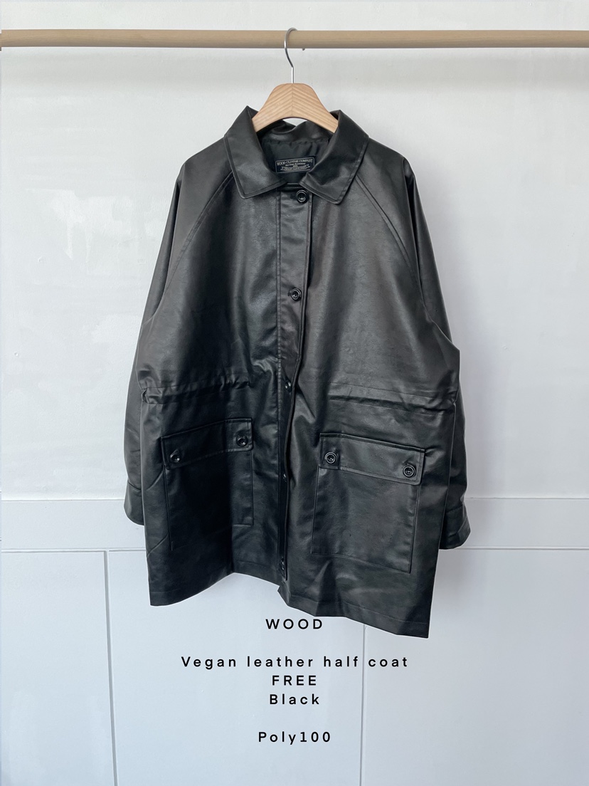 WOOD東大門㊣直郵女裝新款推薦時尚25秋冬休閑真品皮衣皮革WOOD皮衣