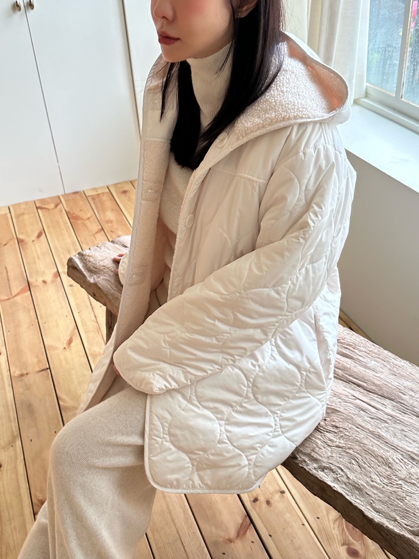 LE VASE韓國代購㊣女裝新款推薦人氣真品中長款大衣兩面可穿LE VASE中長款大衣
