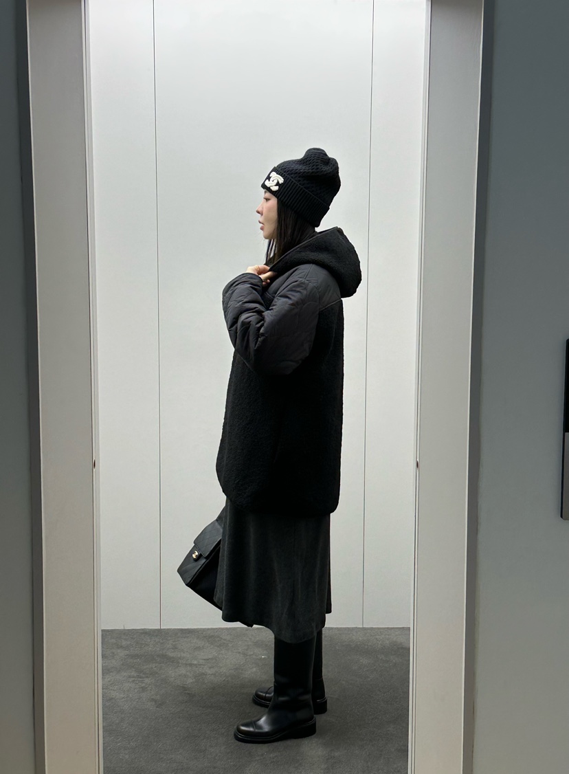 LE VASE韓國代購㊣女裝新款推薦人氣真品中長款大衣兩面可穿LE VASE中長款大衣