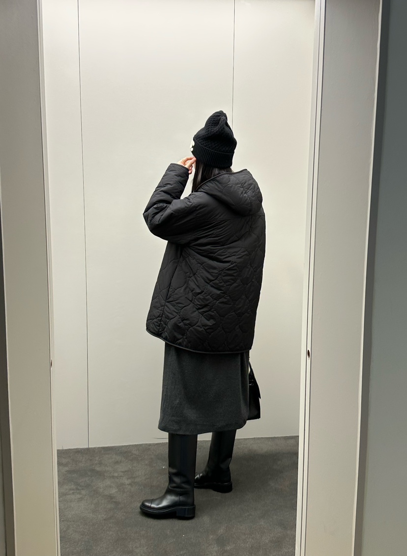LE VASE韓國代購㊣女裝新款推薦人氣真品中長款大衣兩面可穿LE VASE中長款大衣