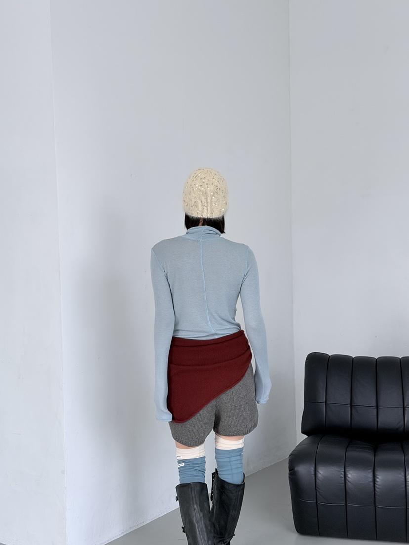 KARE/WEREPIECE東大門㊣實拍女裝新款真品長袖T恤羊毛絲綢KARE/WEREPIECE長袖T恤