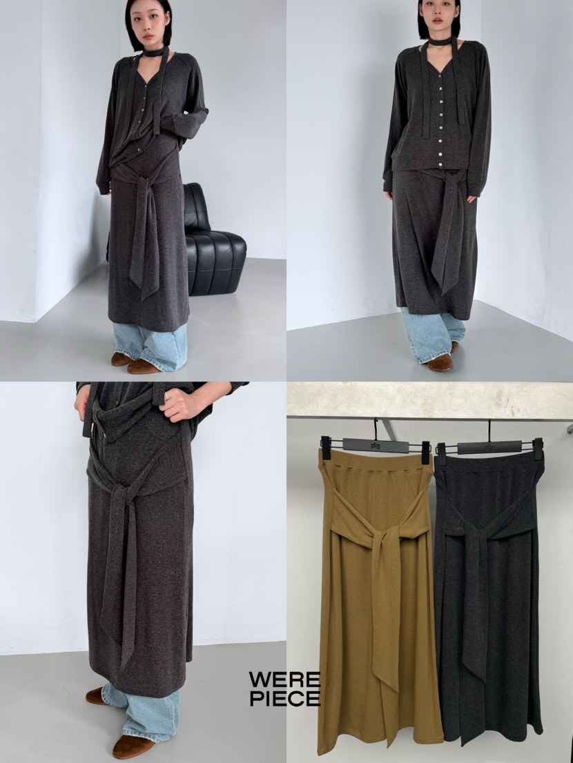 KARE/WEREPIECE韓國直郵㊣女裝新品人氣職業熱賣時尚休閑長裙KARE/WEREPIECE長裙