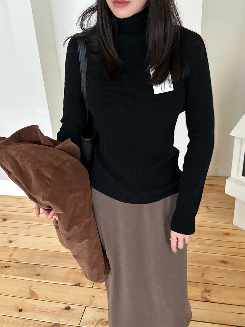 LE VASE東大門㊣實拍女裝新品推薦職業25秋冬人氣休閑針織衫LE VASE針織衫
