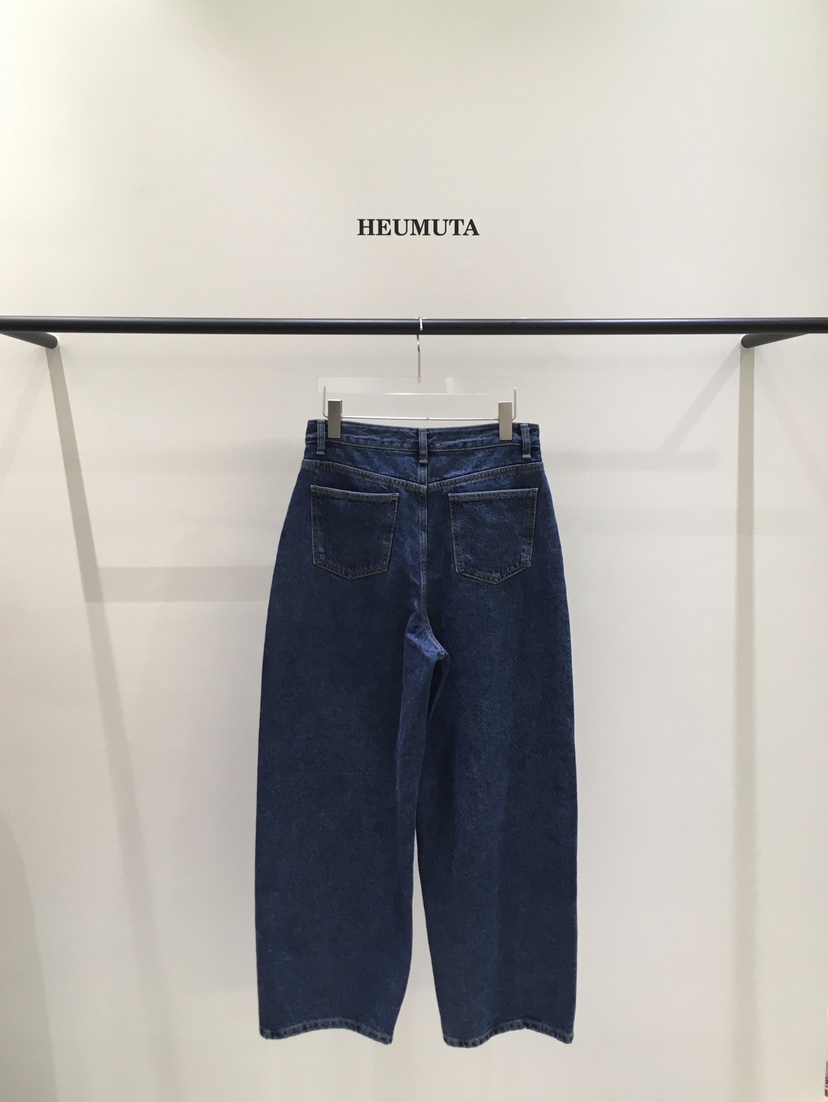 HEUMUTA韓國直郵㊣女裝新款25秋冬時尚真品熱賣人氣職業牛仔褲HEUMUTA牛仔褲