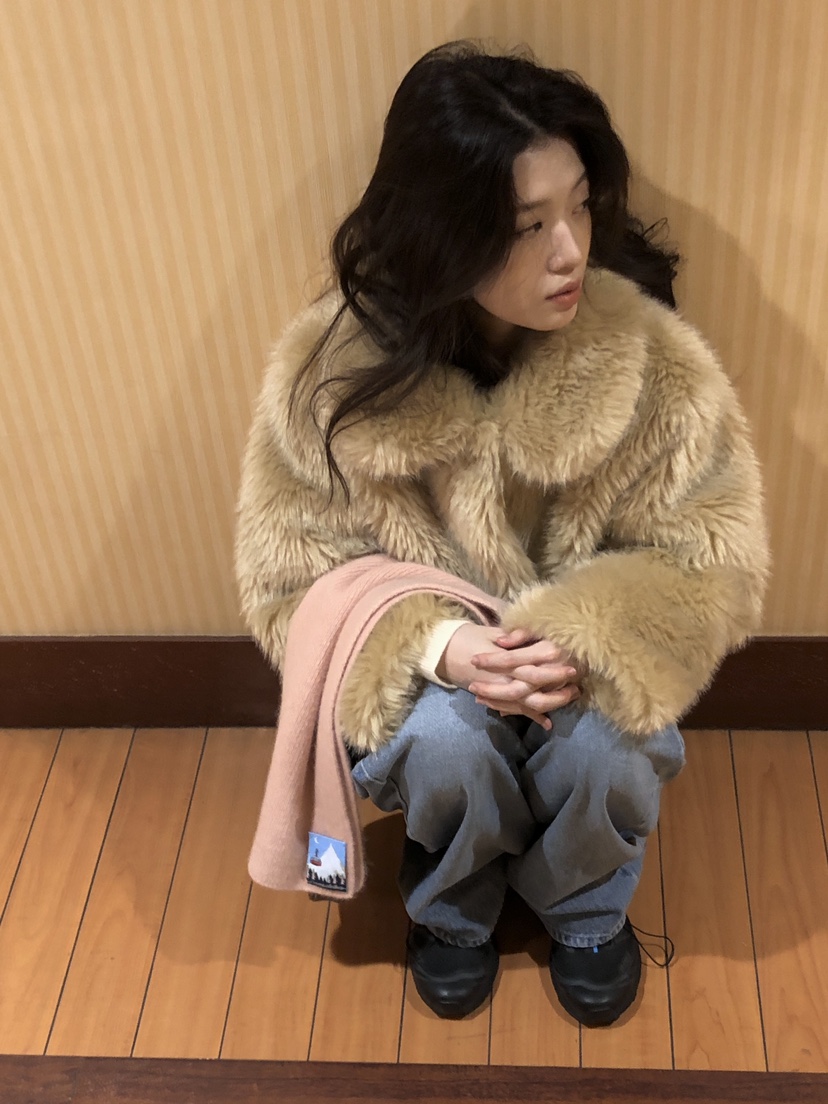 ERUME韓國直郵㊣女士新品真品職業休閑熱賣人氣時尚短款大衣ERUME短款大衣
