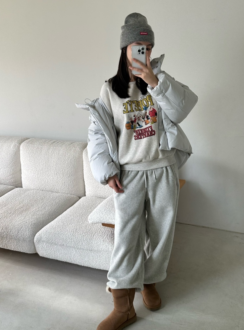 LE VASE東大門㊣代購女裝新款熱賣25秋冬時尚衛衣大力水手LE VASE衛衣