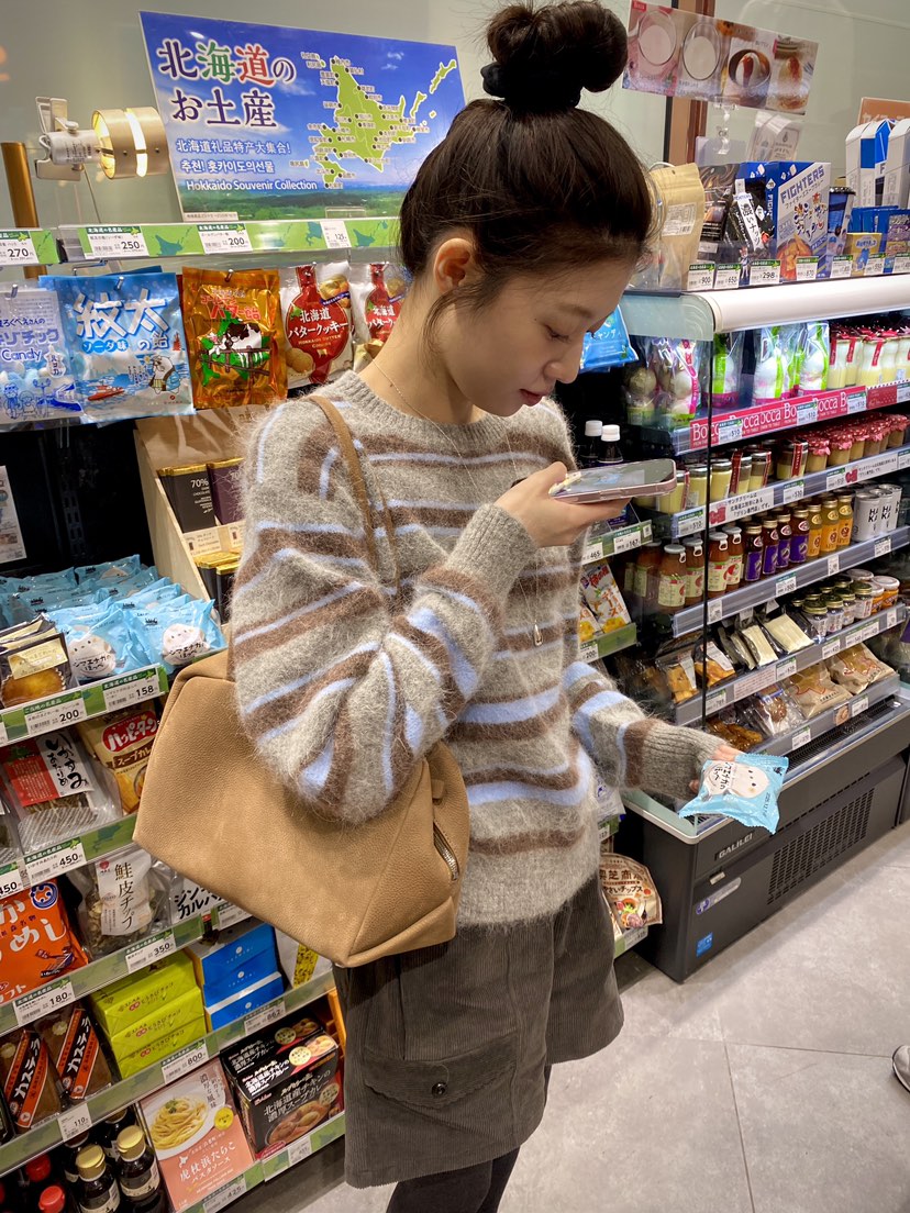 ERUME韓國代購㊣女士新款休閑熱賣推薦人氣時尚職業針織衫羊駝ERUME針織衫