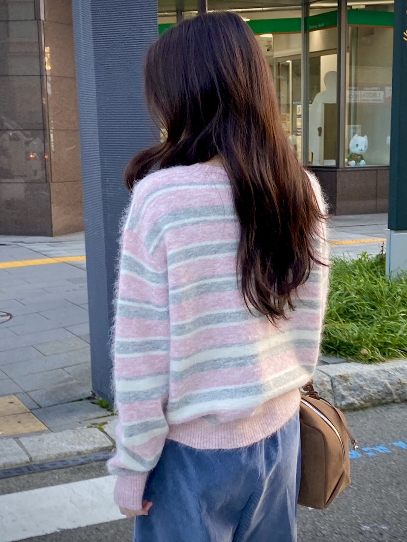 ERUME韓國代購㊣女士新款休閑熱賣推薦人氣時尚職業針織衫羊駝ERUME針織衫