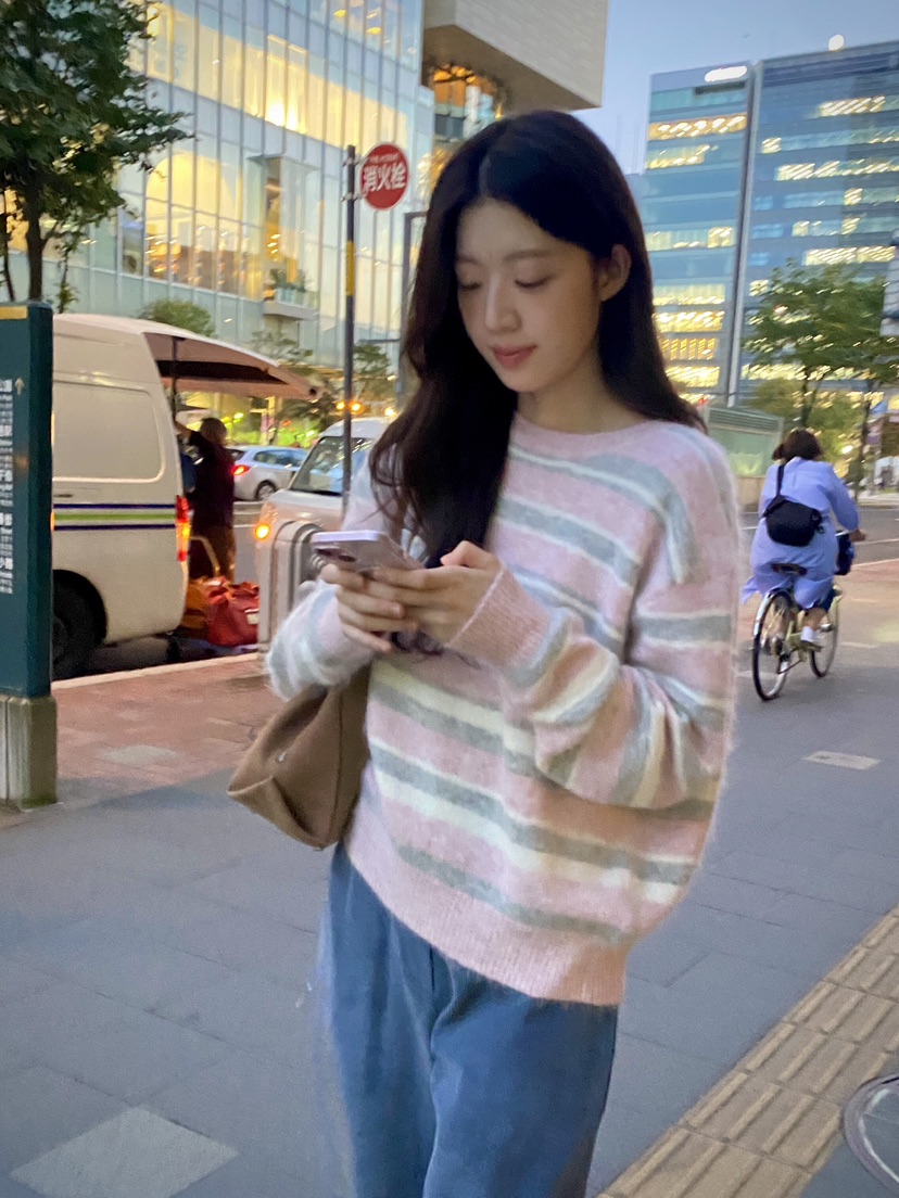 ERUME韓國代購㊣女士新款休閑熱賣推薦人氣時尚職業針織衫羊駝ERUME針織衫