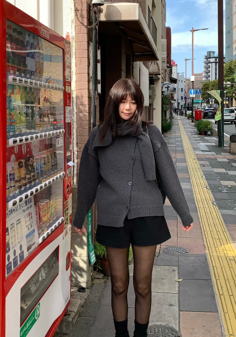 COURGETTE東大門㊣直郵女士新款時尚休閑人氣針織衫不含圍巾COURGETTE針織衫