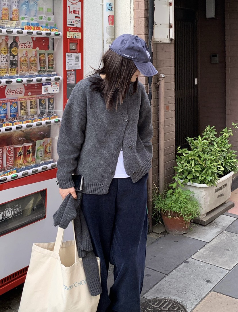 COURGETTE東大門㊣直郵女士新款時尚休閑人氣針織衫不含圍巾COURGETTE針織衫