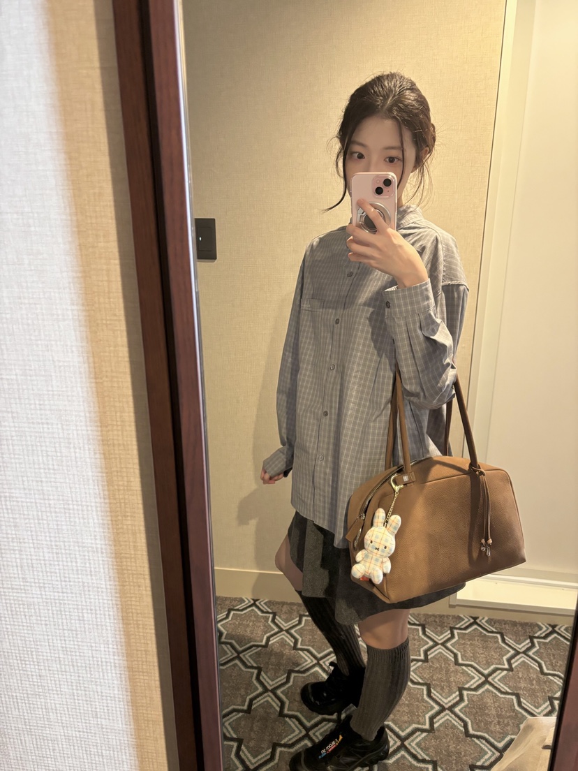 ERUME東大門㊣代購女裝新品人氣休閑職業25秋冬真品襯衫蕾絲衫ERUME襯衫/蕾絲衫