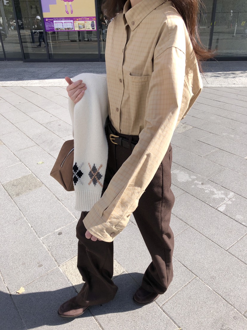 ERUME東大門㊣代購女裝新品人氣休閑職業25秋冬真品襯衫蕾絲衫ERUME襯衫/蕾絲衫