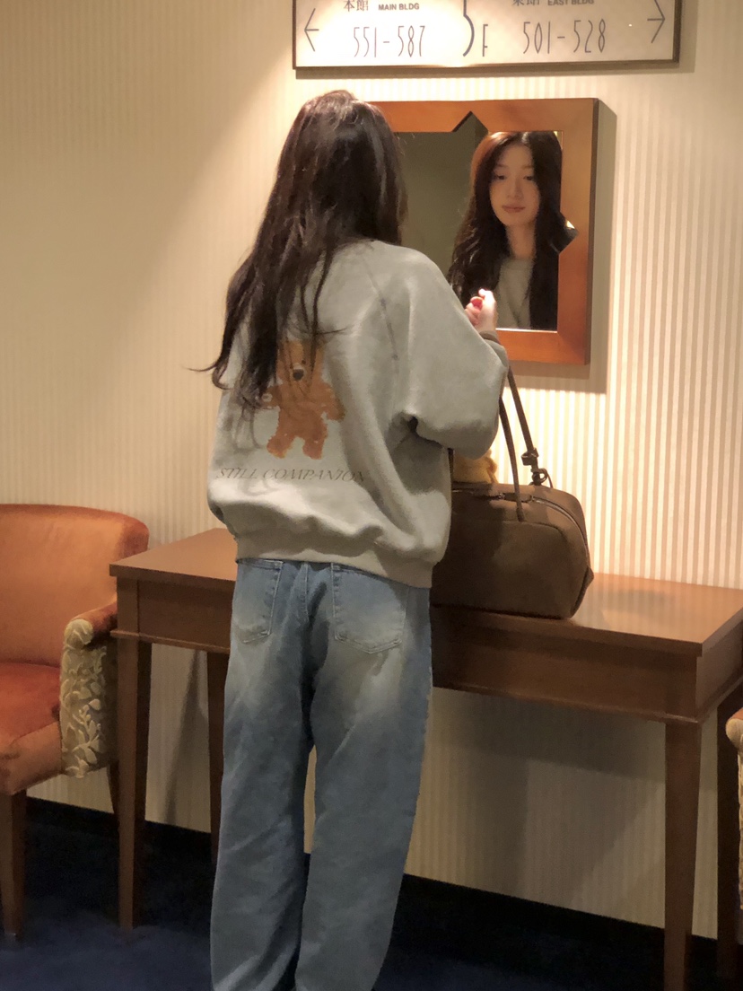 ERUME東大門㊣實拍女裝新款真品25秋冬職業休閑時尚推薦衛衣ERUME衛衣