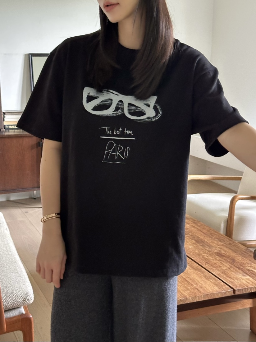 LE VASE東大門㊣代購女士新品推薦職業真品時尚休閑25秋冬T恤LE VASET恤圖色2