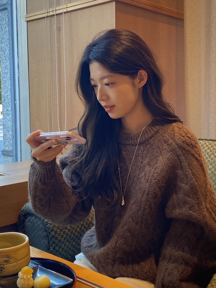 ERUME韓國代購㊣女裝新款推薦25秋冬時尚人氣職業針織衫羊毛ERUME針織衫