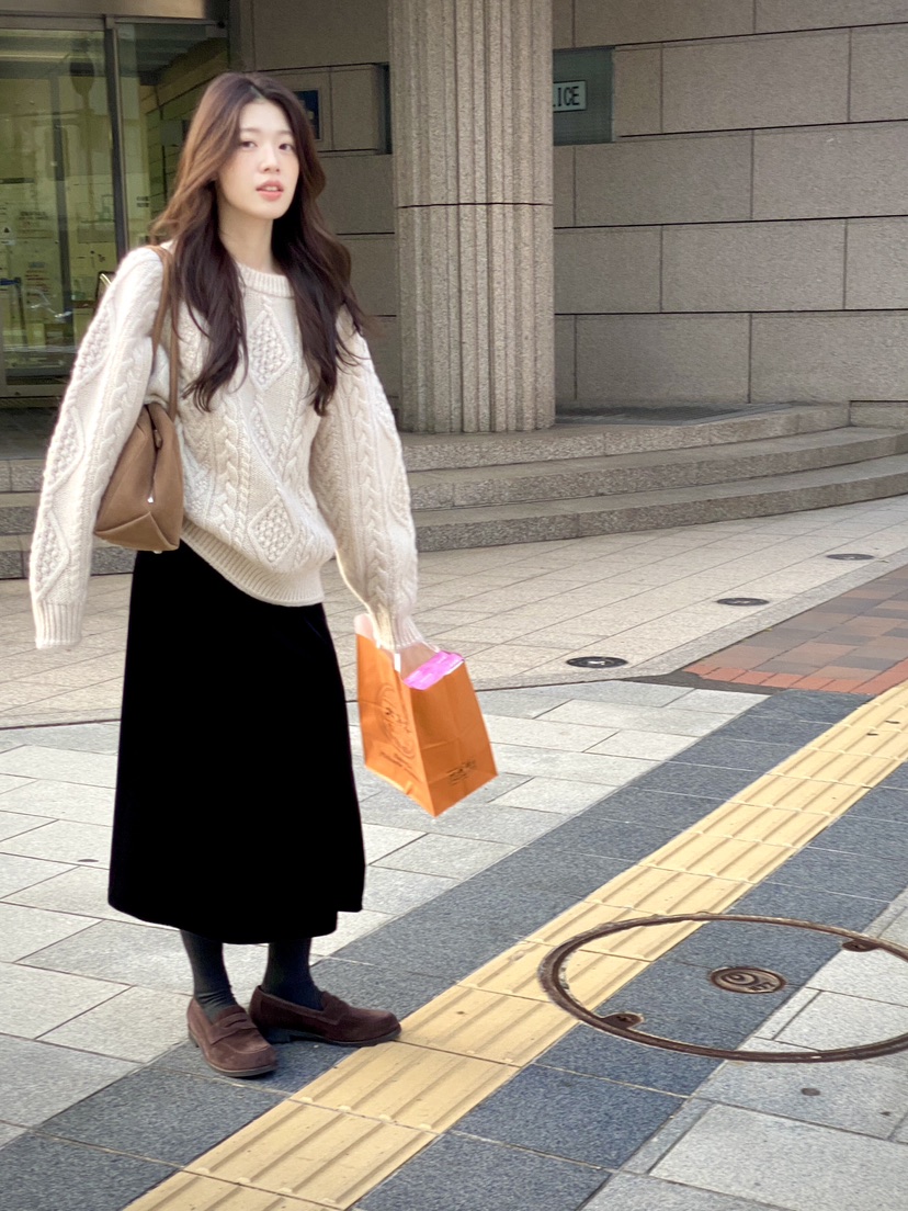 ERUME韓國代購㊣女裝新款推薦25秋冬時尚人氣職業針織衫羊毛ERUME針織衫