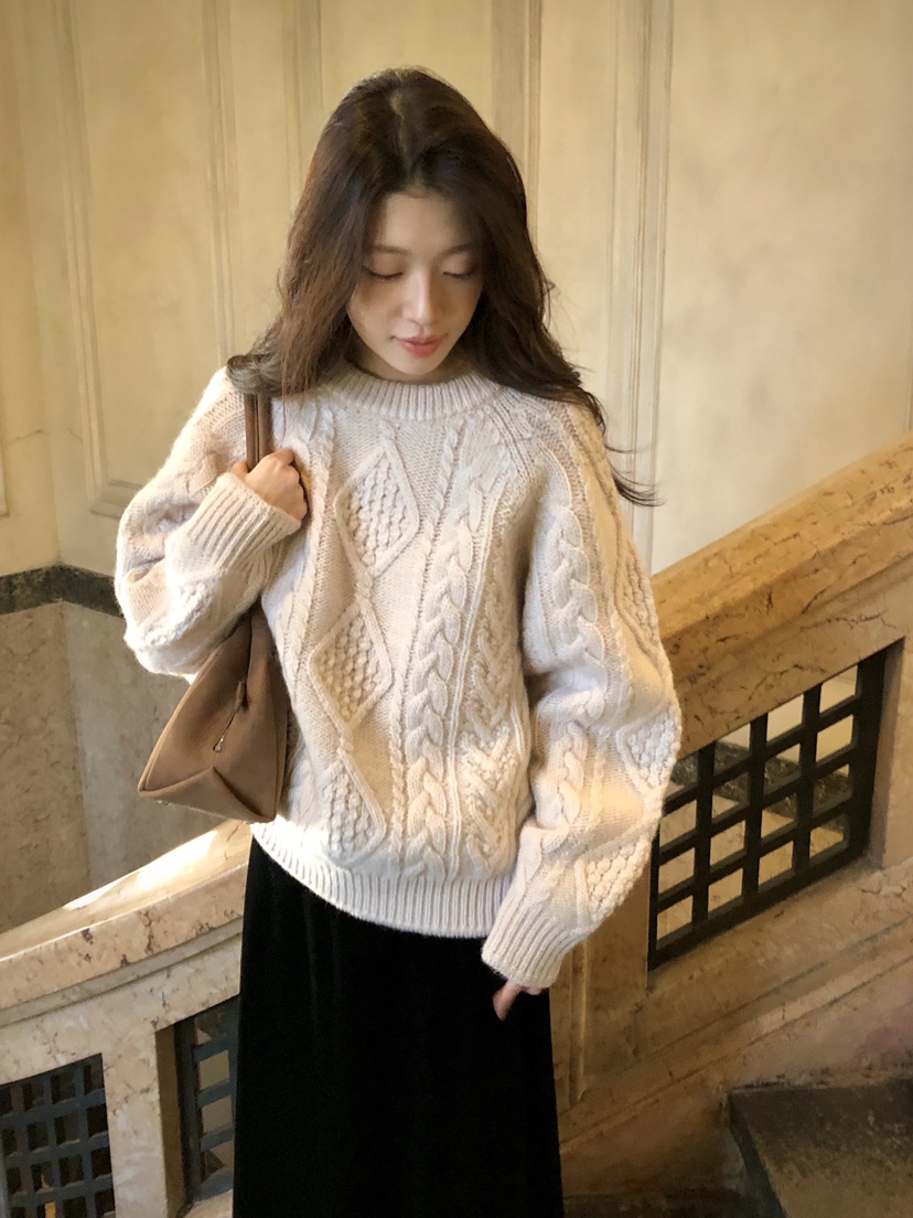 ERUME韓國代購㊣女裝新款推薦25秋冬時尚人氣職業針織衫羊毛ERUME針織衫