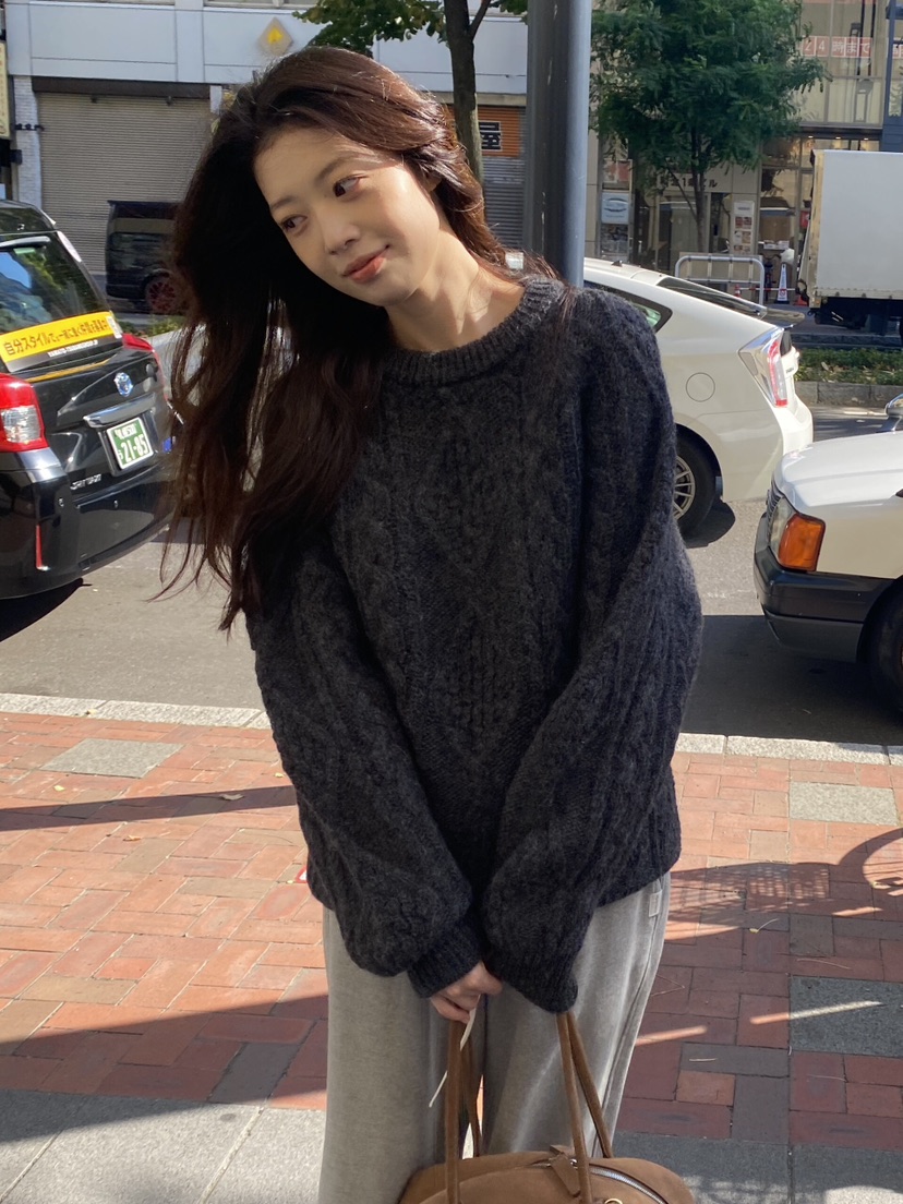 ERUME韓國代購㊣女裝新款推薦25秋冬時尚人氣職業針織衫羊毛ERUME針織衫