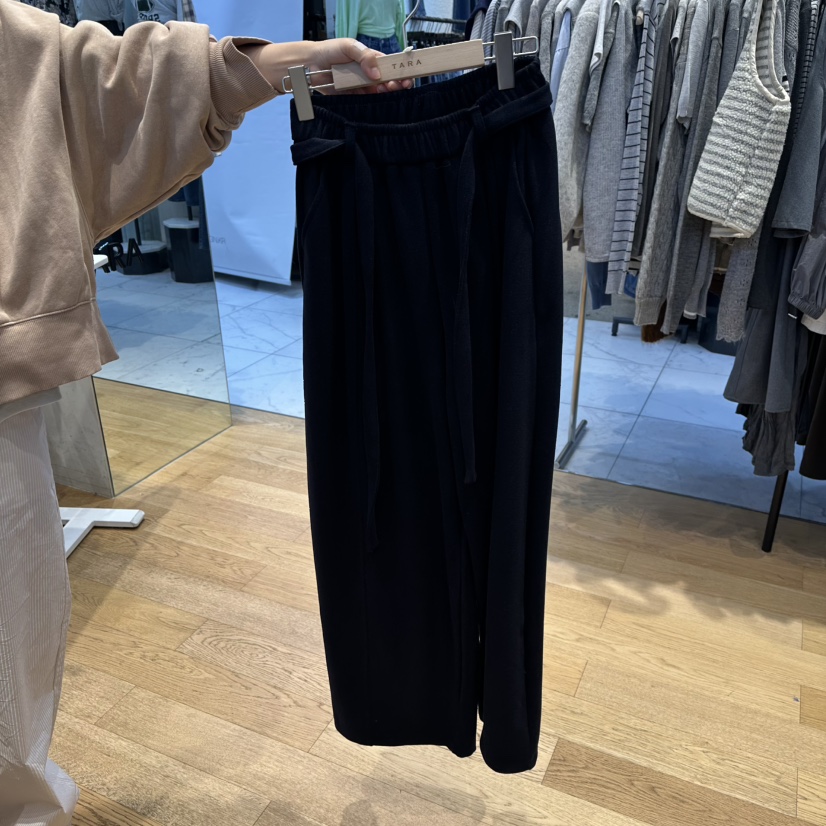 TARA韓國代購㊣女裝新品休閑人氣真品25秋冬推薦熱賣休閑褲TARA休閑褲圖色2深藍色