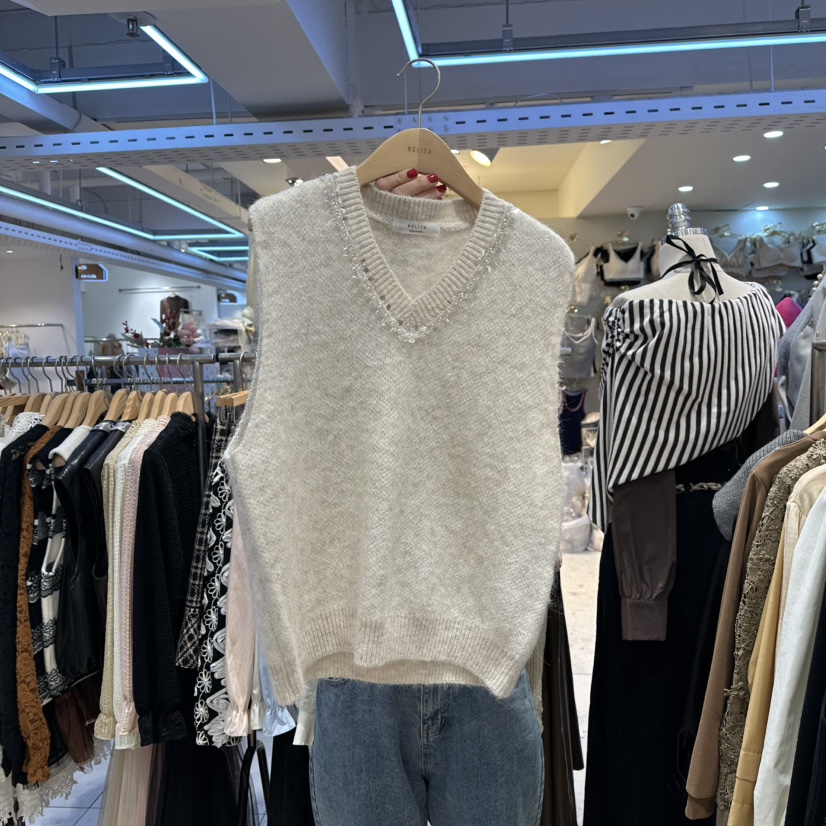 BELITA東大門㊣代購女裝新品人氣職業推薦吊帶背心不含內搭V領BELITA吊帶/背心