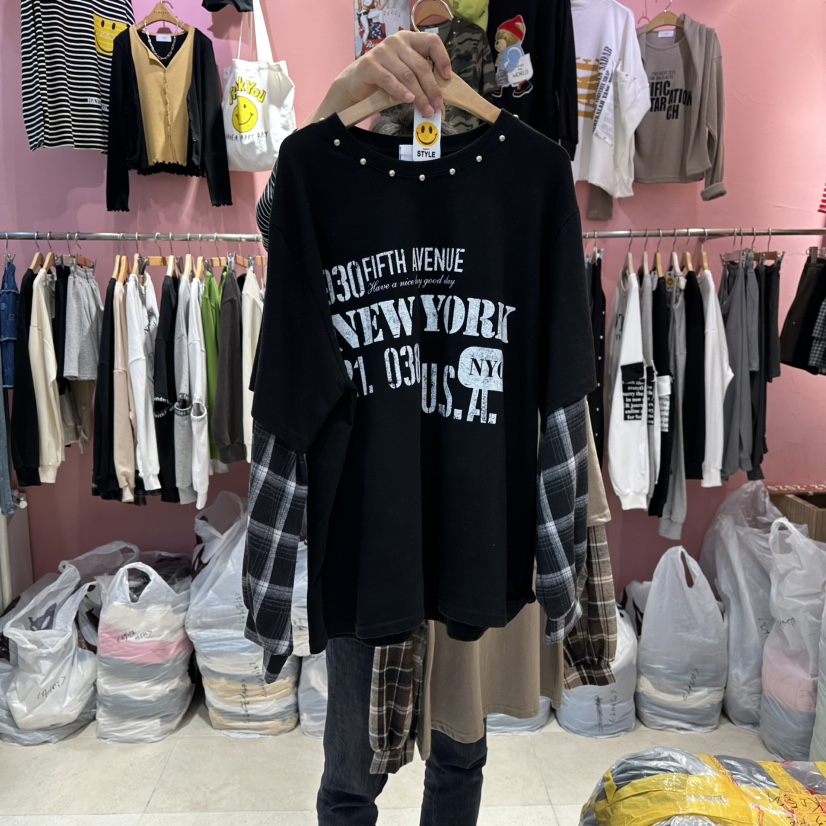 K STORY韓國直郵㊣女士新品人氣職業25秋冬推薦衛衣不含項鏈K STORY衛衣圖色3