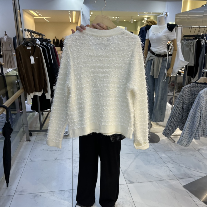 HOT PLACE東大門㊣實拍女裝新品人氣推薦25秋冬針織衫開襟衫HOT PLACE/DREAM GIRIS針織衫