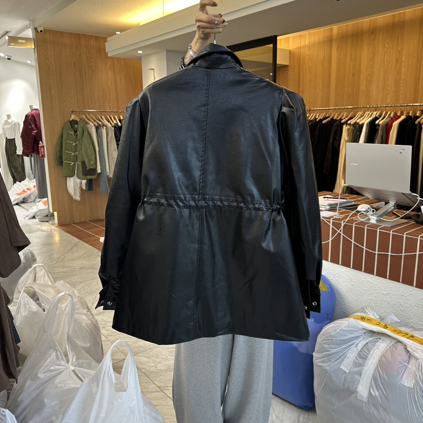 A-DEL韓國代購㊣女士新品時尚熱賣推薦真品25秋冬休閑夾克A-DEL夾克