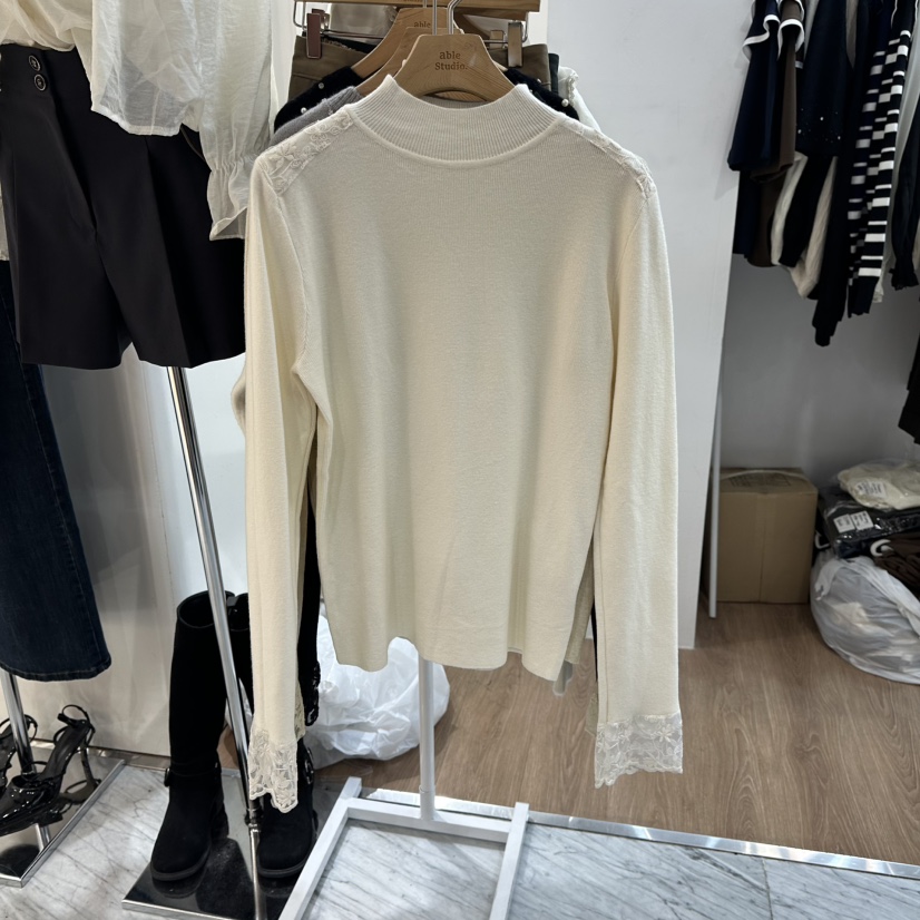 ABLESTUDIO東大門㊣直郵女裝新款25秋冬熱賣時尚真品針織衫ABLESTUDIO針織衫圖色1