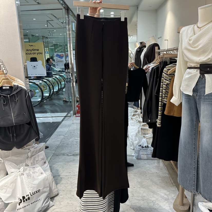 MAGNOLIA36-L東大門㊣代購女士新品真品職業時尚推薦休閑褲MAGNOLIA36-L休閑褲圖色2深棕色