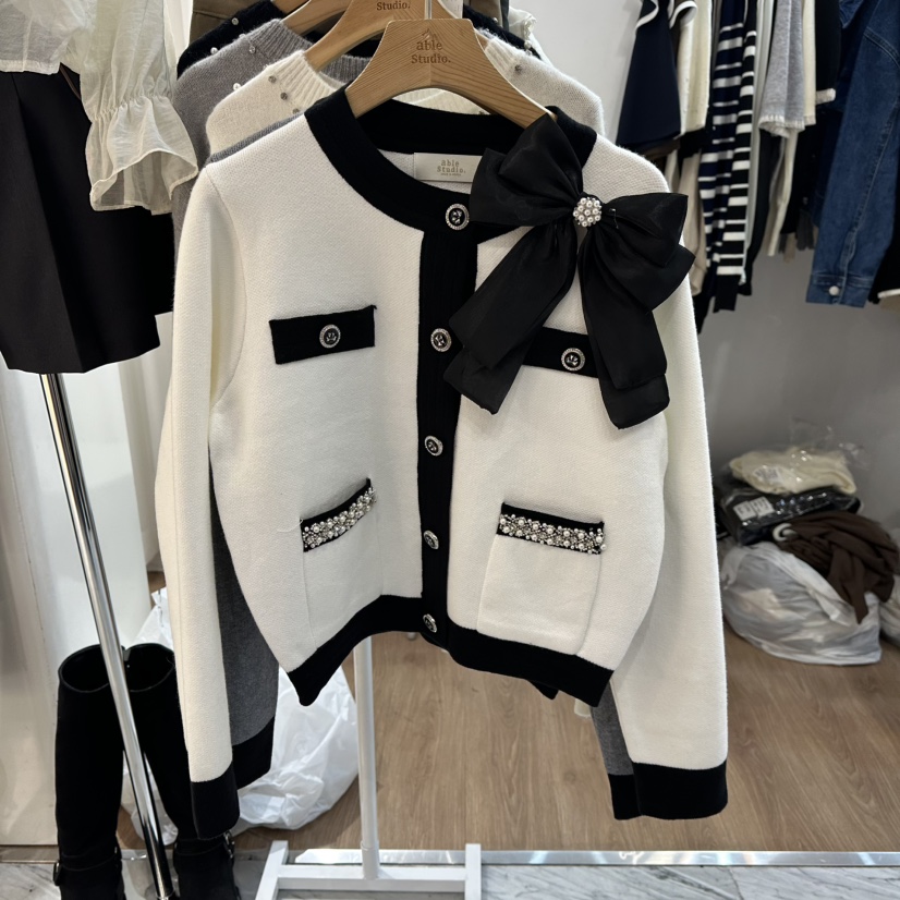 ABLESTUDIO東大門㊣直郵女士新品25秋冬真品休閑推薦職業夾克ABLESTUDIO夾克