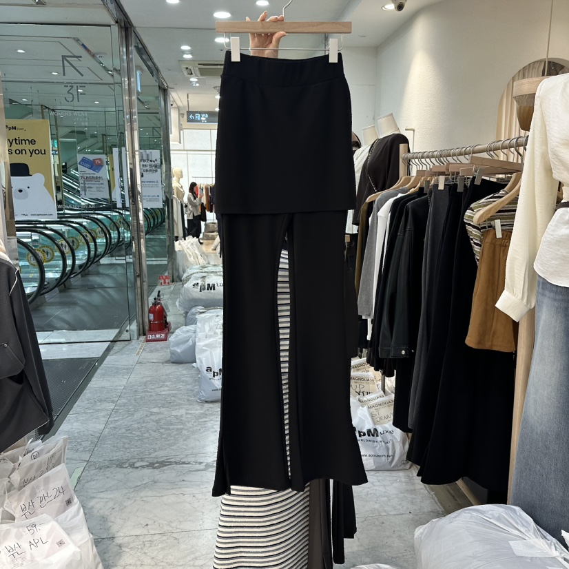 MAGNOLIA36-L東大門㊣直郵女裝新品休閑人氣25秋冬真品裙褲MAGNOLIA36-L裙褲圖色2黑色