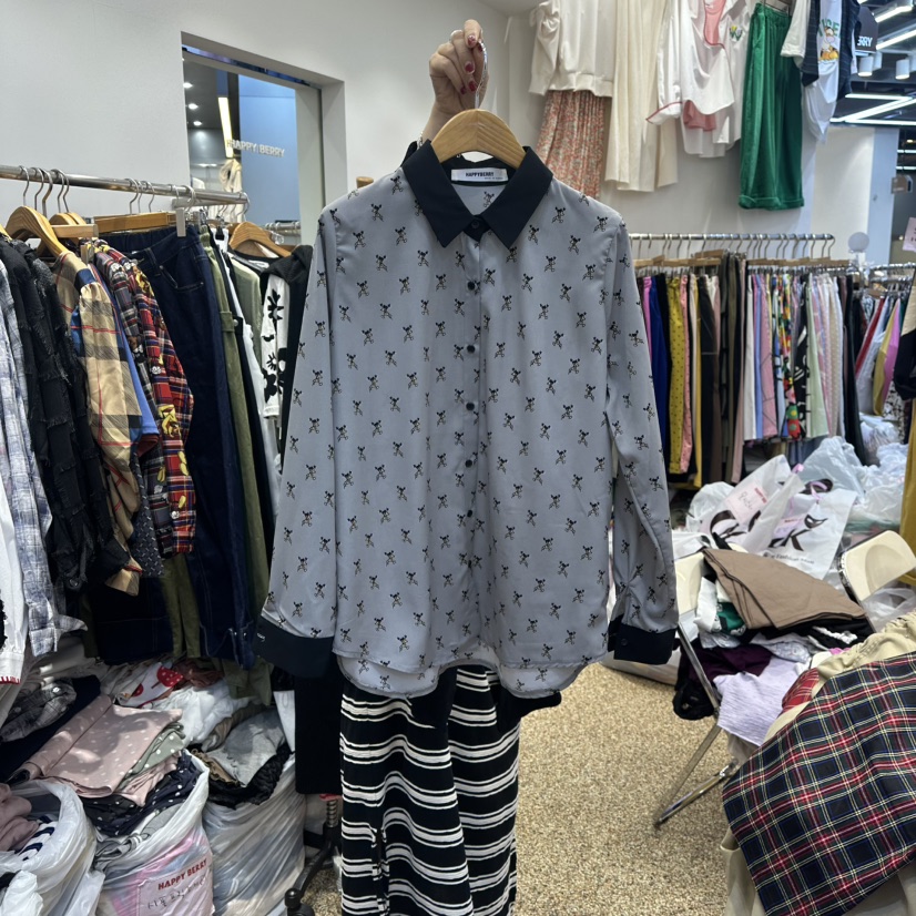 HAPPYBERRY東大門㊣實拍女裝新品休閑時尚職業真品襯衫蕾絲衫HAPPYBERRY襯衫/蕾絲衫