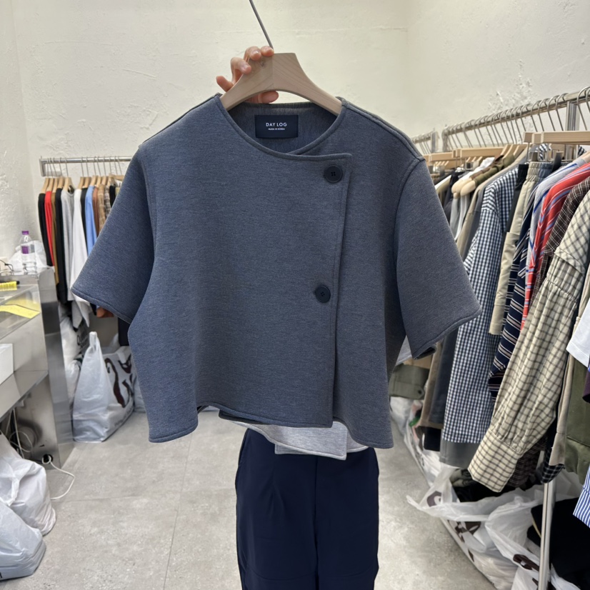 DA YLOG東大門㊣代購女士新品時尚真品人氣25秋冬夾克雙扣夾克DA YLOG夾克圖色3