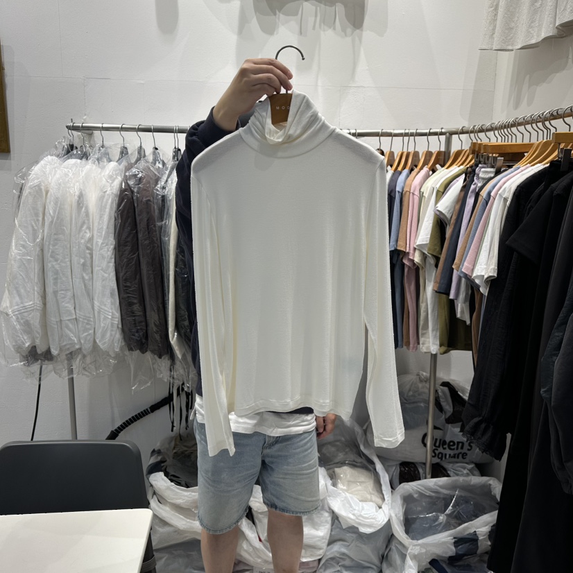 MODS-Q韓國代購㊣女士新品職業真品休閑25秋冬推薦長袖T恤MODS-Q長袖T恤圖色2