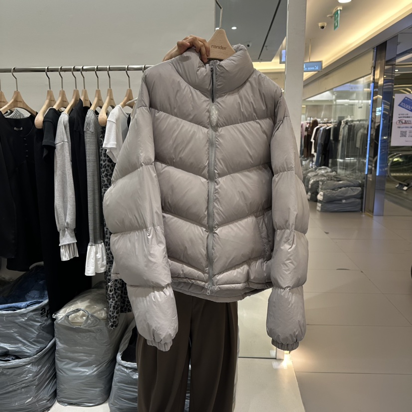 RENDER韓國直郵㊣女裝新款職業時尚25秋冬短款棉服填充鴨絨RENDER短款棉服圖色2