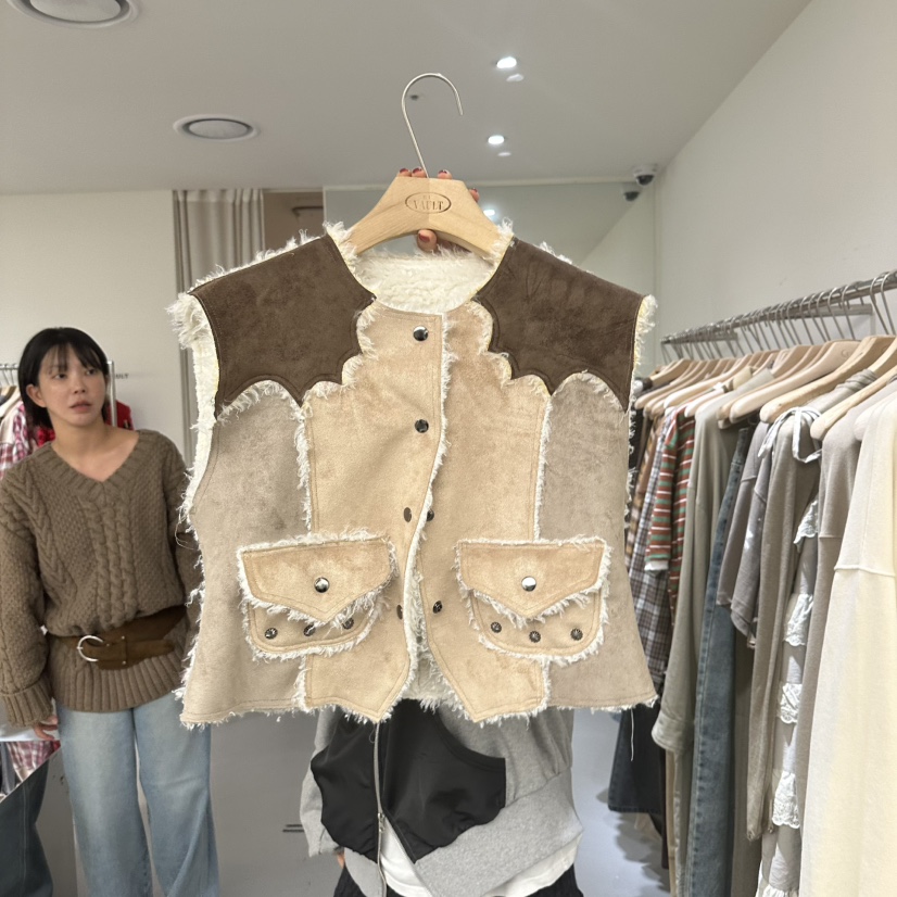 VAULT韓國代購㊣女士新款推薦職業25秋冬時尚熱賣馬甲不含內搭VAULT馬甲