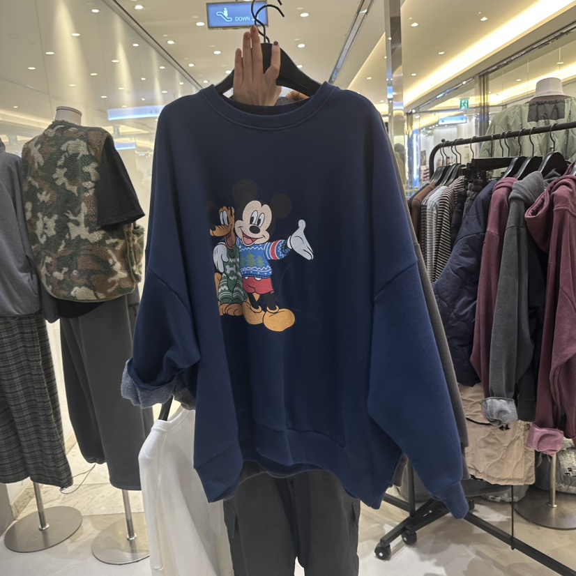 CREDITO韓國代購㊣女士新品休閑推薦人氣職業真品時尚熱賣衛衣CREDITO衛衣圖色2