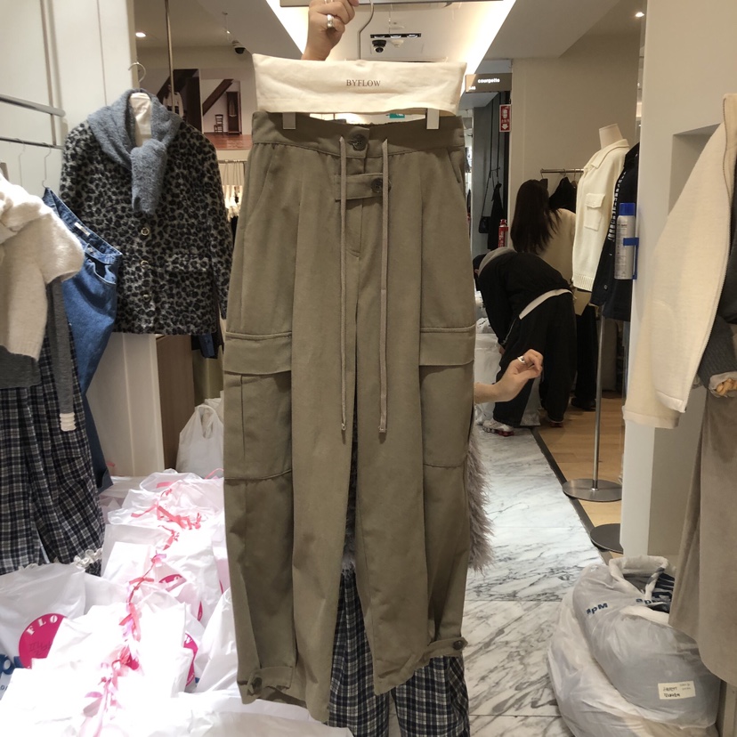 BY FLOW東大門㊣代購女裝新品推薦職業25秋冬熱賣休閑休閑褲BY FLOW休閑褲圖色2