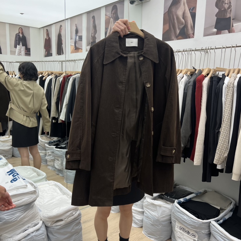 MOI-A東大門㊣直郵女裝新品時尚職業休閑真品熱賣夾克絨面革MOI-A夾克圖色1
