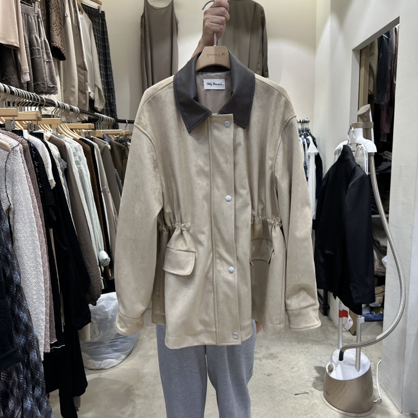 HOLYBANANA東大門㊣代購女裝新品休閑職業推薦熱賣人氣夾克groovy.H/HOLYBANANA夾克
