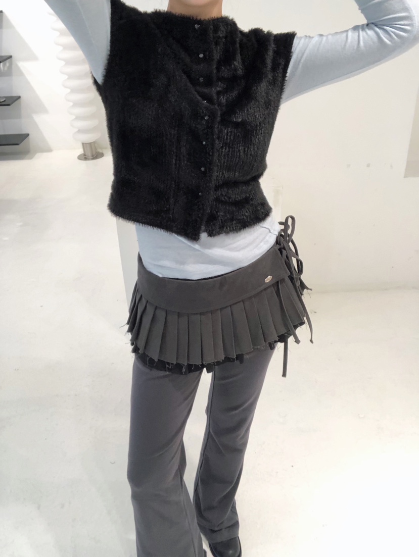 GLITTER韓國直郵㊣女士新品休閑熱賣真品推薦職業25秋冬短裙GLITTER短裙