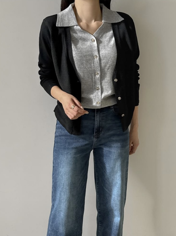 I BLLE東大門㊣直郵女裝新款職業25秋冬時尚熱賣推薦針織衫I BLLE針織衫