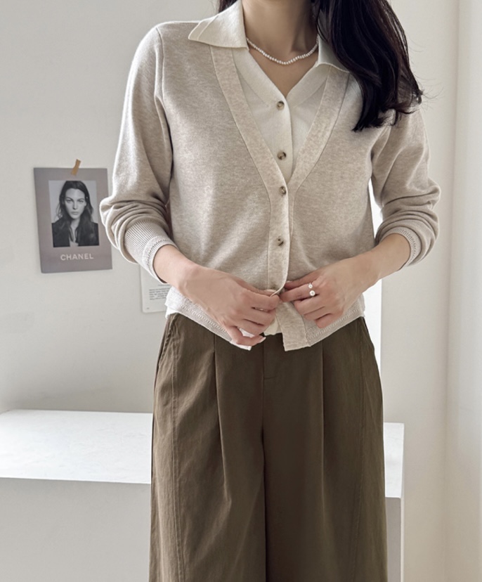 I BLLE東大門㊣直郵女裝新款職業25秋冬時尚熱賣推薦針織衫I BLLE針織衫