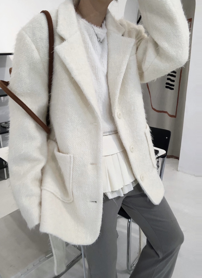 GLITTER東大門㊣代購女裝新品真品人氣熱賣職業休閑夾克含腰帶GLITTER夾克