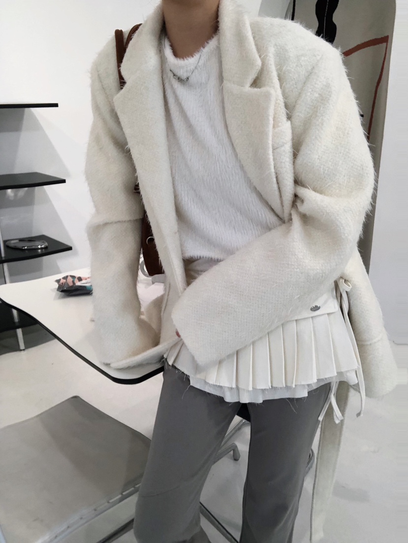 GLITTER東大門㊣代購女裝新品真品人氣熱賣職業休閑夾克含腰帶GLITTER夾克